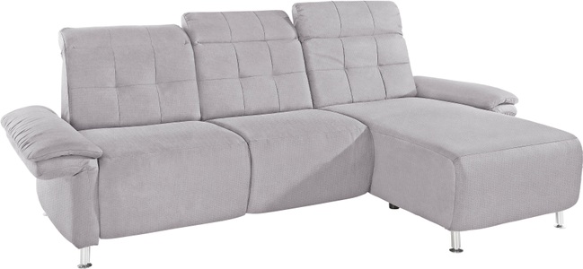 PLACES OF STYLE, Places of Style Ecksofa »Manhattan«, 2 Sitze mit elektrischer Relaxfunktion, verstellbare Armlehnen, Home affaire Ecksofa »Manhattan L-Form« 2 Sitze mit elektrischer Relaxfunktion, verstellbare Armlehnen