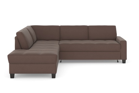 DOMO collection, DOMO collection Ecksofa »Florentina«, wahlweise mit Bettfunktion, DOMO collection Ecksofa »Florentina L-Form«, wahlweise mit Bettfunktion, mit Kontrastnaht