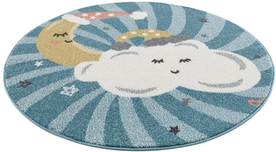 Carpet City Kinderteppich »Anime9380«, rund, 11 mm Höhe, pflegeleichter Spieleteppich, Kinderzimmer