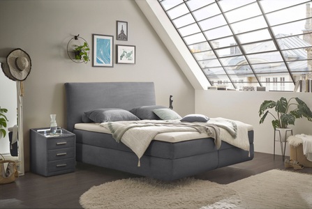 ED EXCITING DESIGN, ED EXCITING DESIGN Boxspringbett »Marbella«, Duo-Matratze- harte Kokosmatte, weiche Filzabdeckung, Matratzenhülle, ED EXCITING DESIGN Boxspringbett »Marbella«, Duo-Matratze- harte Kokosmatte, weiche Filzabdeckung, Matratzenhülle