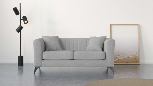 PLACES OF STYLE, Places of Style 2-Sitzer »MATTHEW B/T/H: 170/86/74 cm«, Steppung im Rücken, lose Sitzkissen, incl. Zierkissen, Places of Style 2-Sitzer »MATTHEW B/T/H: 170/86/74 cm«, Steppung im Rücken, lose Sitzkissen, incl. Zierkissen