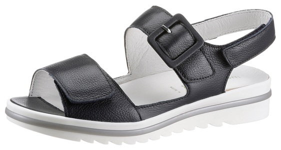Waldläufer, Waldläufer Riemchensandale »HAKURA«, mit profilierter Laufsohle, Weite H, Waldläufer Riemchensandale »HAKURA«, Sommerschuh, Sandalette, Keilabsatz, mit Profilsohle, Weite H