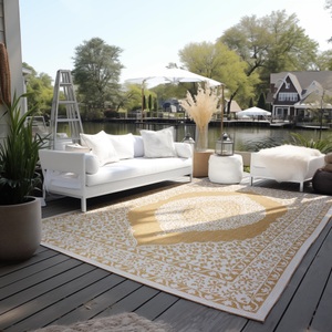 ELLE DECORATION, ELLE DECORATION Teppich »Meekly, In- und Outdoor«, rechteckig, Flachgewebe, In-& Outdoor, Modern, Wendeteppich, Balkon, Wohnzimmer, ELLE DECORATION Teppich »Meekly Wendeteppich«, rechteckig, 5 mm Höhe, Flachgewebe, In-& Outdoor, Modern, beidseitig, Balkon, Wohnzimmer