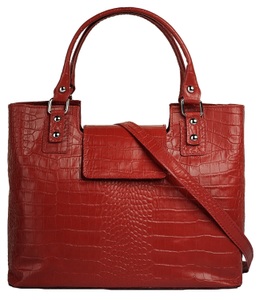 CLUTY, Cluty Henkeltasche, (1 tlg.), echt Leder, Made in Italy, Cluty Henkeltasche, echt Leder, Made in Italy