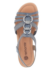 undefined, Remonte Sandalette für Damen aus Softmaterial himmelblau, 42, Remonte Sandalette für Damen aus Softmaterial himmelblau
