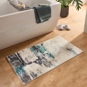 Gino Falcone Badematte »Ariella GF-148«, rutschhemmend beschichtet, fussbodenheizungsgeeignet, Badteppich, bedruckt, modernes Design, weich & kuschelig