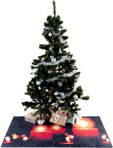 Sehrazat, Sehrazat Teppich »Christmas 1226«, rechteckig, 5 mm Höhe, Weihnachten, waschbar, Unterlage Weihnachtsbaum, Sehrazat Teppich »Christmas 1226«, rechteckig, 5 mm Höhe, Weihnachten, waschbar, Unterlage Weihnachtsbaum
