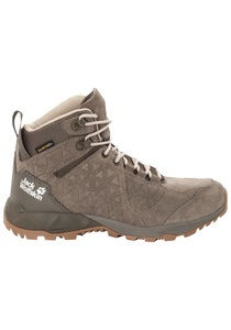Jack Wolfskin, Jack Wolfskin Wasserdichte Frauen Wanderschuhe Cascade Hike Backlength Texapore Mid Women 39,5 braun, 