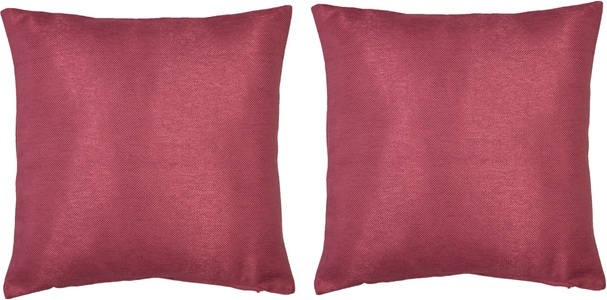 Home Basics, Home Basics Dekokissen »BIG JOHN«, (2 St.), mit Füllung und Reissverschluss, Home Basics Dekokissen »BIG JOHN«, Kissenhüllen mit Füllung und Reissverschluss