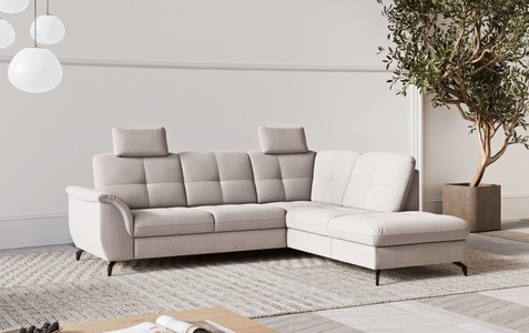 sit&more Ecksofa »Zora L-Form«, wahlweise mit Bettfunktion und Bettkasten
