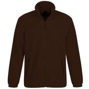 SOL's, SOLS Fleecejacke »Herren Outdoor Fleece Jacke North«, SOLS - Outdoor Fleece Jacke North, für Herren, Kühles Braun, Größe M