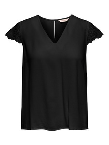 Only - Bluse, für Damen, Schwarz, Größe M
