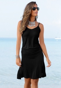 BEACHTIME, Beachtime Strandkleid, Beachtime Strandkleid, aus Viskosejersey mit verstellbaren Trägern, kurzes Sommerkleid