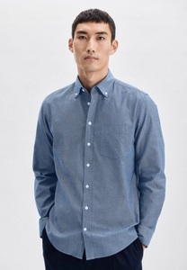 Seidensticker, Oxfordhemd Regular Fit Langarm Uni Herren Hellblau S/M, 