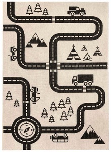 Primaflor-Ideen in Textil, Primaflor-Ideen in Textil Kinderteppich »LINIA - Streets«, rechteckig, 3 mm Höhe, Flachgewebe, Strassen-Spiel-Teppich, In- und Outdoor geeignet, Kinderzimmer, Primaflor-Ideen in Textil Kinderteppich »LINIA - Streets«, rechteckig, 3 mm Höhe, Flachgewebe, Strassen-Spiel-Teppich, In- und Outdoor geeignet