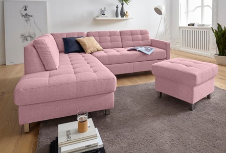 SIT&MORE, sit&more Ecksofa, sit&more Ecksofa »Picasso L-Form«, wahlweise mit Bettfunktion und Bettkasten