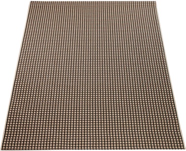 PACO HOME, Paco Home Teppich »Waregem 622«, rechteckig, 4 mm Höhe, Flachgewebe, Uni Farben, kariert, In- und Outdoor geeignet, Wohnzimmer, Paco Home Teppich »Waregem 622«, rechteckig, 4 mm Höhe, Flachgewebe, Sisal-Optik, In- und Outdoor geeignet, Wohnzimmer