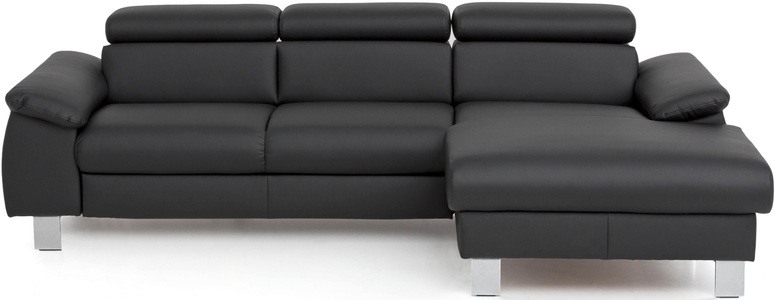 COTTA Ecksofa »Komaris«, mit Kopf- bzw. Rückenverstellung, wahlweise mit Bettfunktion, Bettkasten und RGB-LED-Beleuchtung