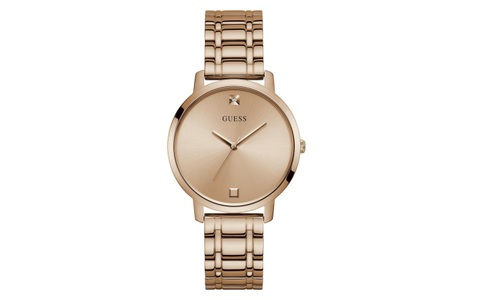 Guess, Guess W1313L3 Frauen's Nova Rose Gott Ton Armbanduhr Quarz/Edelstahl/Roségold, 