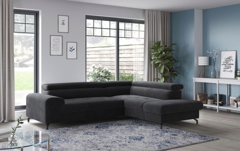 COTTA Ecksofa »Aura L-Form«, mit Schlaffunktion, Bettkasten und Kopfteilverstellung