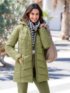 Inspirationen Steppjacke mit Kapuze