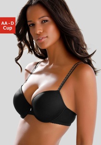 Lascana, LASCANA Push-up-BH, LASCANA Push-up-BH, mit Bügel und mit Spaghettiträgern, Dessous