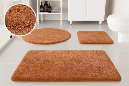 GOODproduct Badematte »Kaarin« Höhe 30 mm rutschhemmend beschichtet schnell trocknend Badteppich, getuftet, flauschig, hochflor, grosse Farbauswahl