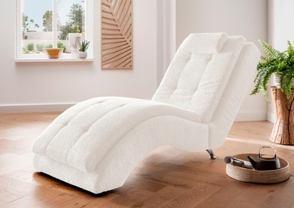HOME AFFAIRE, Home affaire Relaxliege »Vengo II«, mit Kopfkissen, Mattenoptik auf Korpus, Home affaire Relaxliege »Vengo 2«, mit Kopfkissen, Mattenoptik auf Korpus