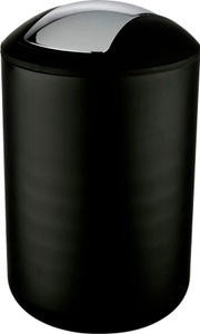 Wenko, WENKO Kosmetikeimer BRASIL, Wenko Kosmetikeimer Brasil Schwarz | 31 × 31 × 19.5 cm | 6.5 l