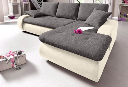 TRENDMANUFAKTUR, TRENDMANUFAKTUR Ecksofa, wahlweise XL oder XXL, 