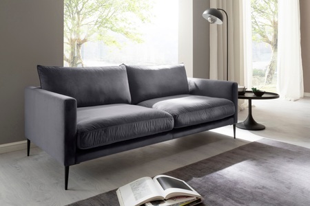 Trendfabrik, Trendfabrik 3-Sitzer, Trends by HG 3-Sitzer »Svea«, mit Metallfuss, frei im Raum stellbar