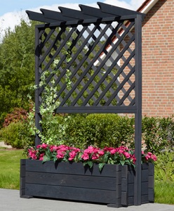 PROMADINO Holzspalier Pergola mit Pflanzkasten, BxTxH: 102x65x140 cm