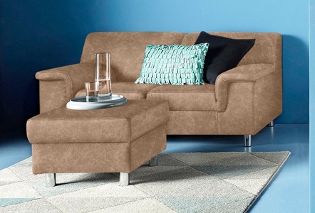 INOSIGN, INOSIGN 1,5-Sitzer »Jamie, Sofa mit kompakten Stellmassen für kleine Räume, Breite 145cm«, Home affaire 1,5-Sitzer »Jamie, Sofa mit kompakten Stellmassen für kleine Räume, Breite 145cm«