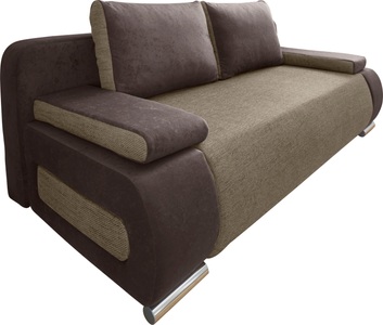 COLLECTION AB, COLLECTION AB Schlafsofa, mit Federkern, inklusive Bettfunktion und Bettkasten, mit losen Armlehn- und Rückenkissen, frei im Raum stellbar, COLLECTION AB Schlafsofa »Moritz«, mit Bettfunktion und Bettkasten, komfortabler Federkern