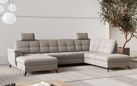 sit&more Wohnlandschaft »Zora U-Form«, wahlweise mit Bettfunktion und Bettkasten