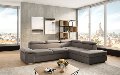 SIT&MORE, Ecksofa Valantine V, wahlweise mit Bettfunktion, sit&more Ecksofa »Valentine L-Form, B: 272 cm« mit Arm- & Kopfteilverstellung, optional mit Bettfunktion