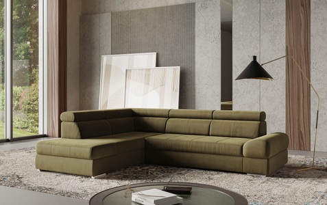 sit&more Ecksofa »Broadway L-Form«, mit verstellbaren Kopfteilen, wahlweise mit Bettfunktion