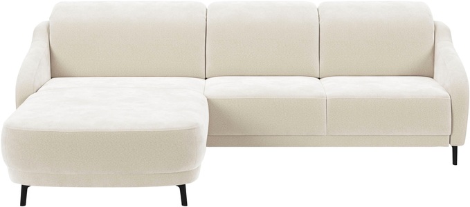 sit&more Ecksofa »Blues L-Form« wahlweise mit Klapptisch und USB