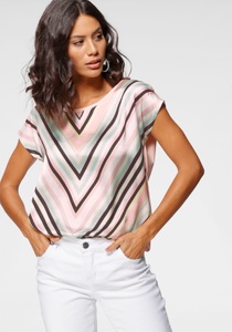 Laura Scott Shirtbluse, in modischem Materialmix - NEUE FARBEN