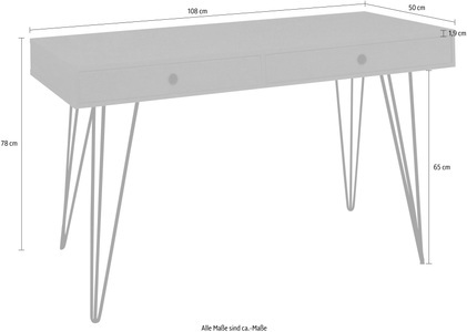 undefined, Schreibtisch »Big System Office«, Breite 108 cm, Mäusbacher Schreibtisch »Big System Office«, Breite 108 cm