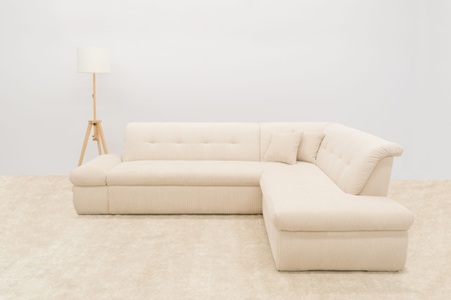 DOMO collection Ecksofa »Moric L-Form«, wahlweise mit Bettfunktion und Armlehnenverstellung, auch in Cord