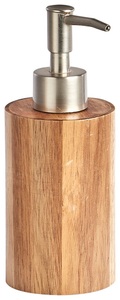Zeller Present, ZELLER Seifenspender »Akazie«, aus Edelstahl, natur, ZPR 18685 Seifenspender Hellbraun