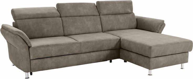 SIT&MORE, sit&more Ecksofa, sit&more Ecksofa »Avignon L-Form« Kopfteilverstellung, wahlweise mit Bettfunktion und Bettkasten