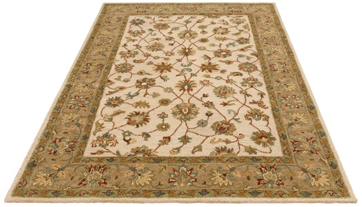 DELAVITA, Wollteppich, »Sahil«, DELAVITA, rechteckig, Höhe 14 mm, handgetuftet, my home Wollteppich »Sahil«, rechteckig, 14 mm Höhe, reine Wolle, Orient-Optik, auch als Läufer