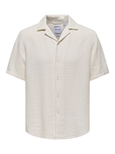 ONLY & SONS Kurzarmhemd »ONSLATHAM RLXSS RESORT LINEN STRUC 0257«