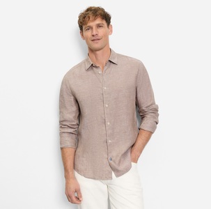 Olymp, OLYMP Leinenhemd Kentkragen, casual