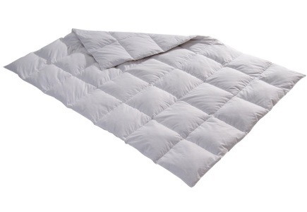 Billerbeck, Karo-Duvet, Billerbeck, »Thea Medium«, billerbeck EDITION Daunenbettdecke »Karo-Duvet Thea Medium«, normal, Füllung 90% neue, reine, europäische Entendaunen, weiss, 10% Federchen, Bezug 100% Baumwolle, (1 St.)