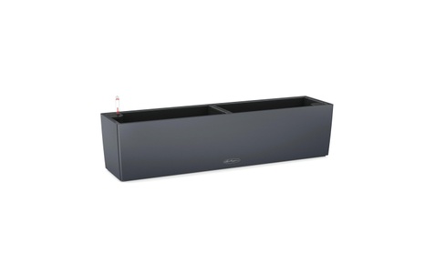 Lechuza, Lechuza - 4er-Set Blumenkästen mit Integriertem Bewässerungssystem Balconera Color 80 - Anthrazit, Balconera Color 80 schiefergrau