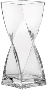 LEONARDO, Leonardo Vase Swirl 25 cm Transparent, Vase Swirl glas transparent H 25 cm - Leonardo transparent en glas