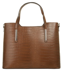 CLUTY, Cluty Henkeltasche, Cluty Henkeltasche, echt Leder, Made in Italy